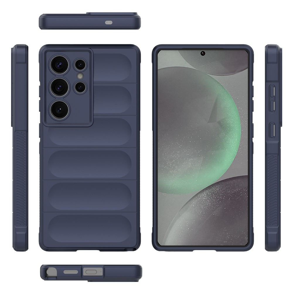 Rugg tartós zselés tok Samsung Galaxy S25 Ultra készülékhez - sötétkék