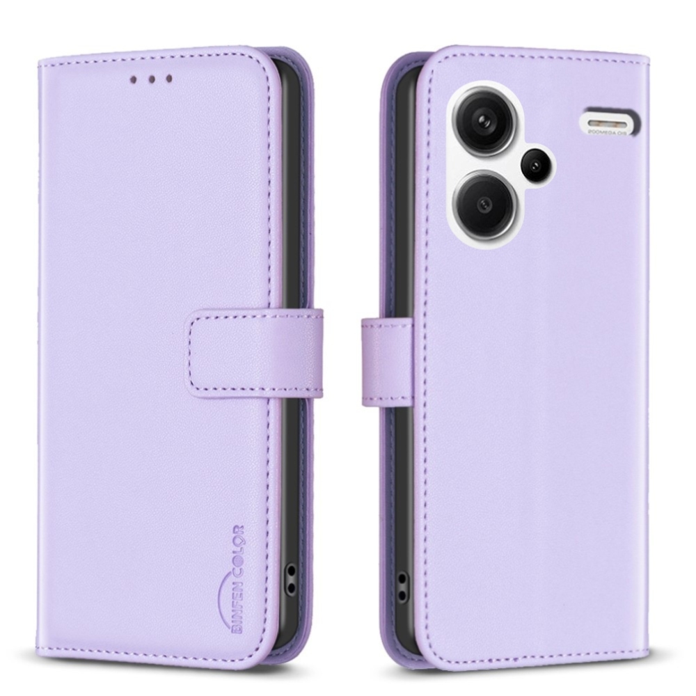 BNF könyvtáska Xiaomi Redmi Note 13 Pro+ 5G - világos lila