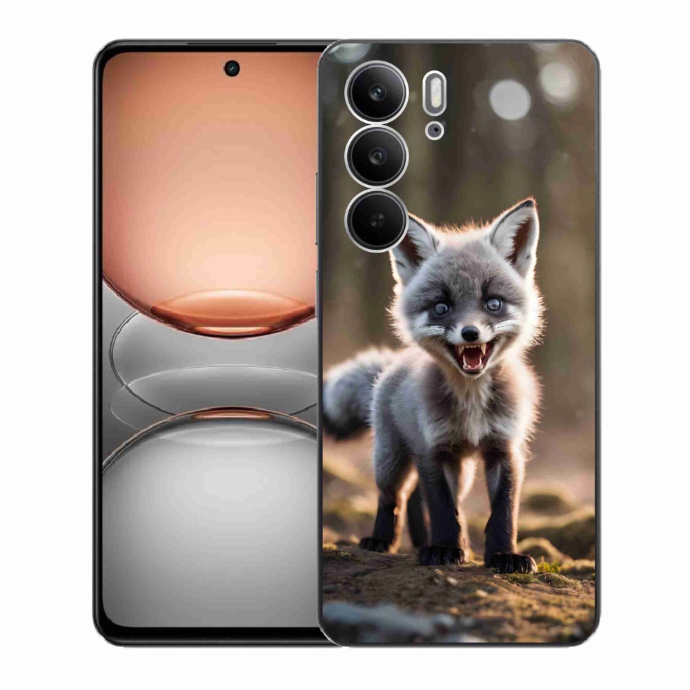 Gél borító mmCase a Realme C75 készülékhez - angry fox