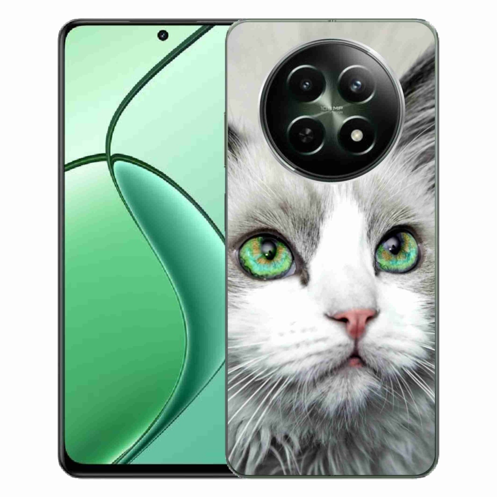 Zselés borítás mmCase a Realme 12 5G/12x 5G készülékhez - cat view