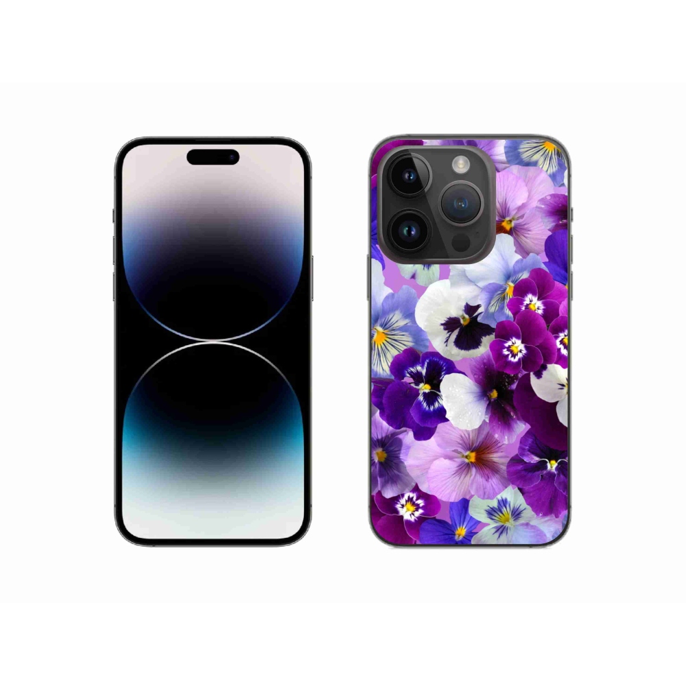 Zselés borítás mmCase iPhone 14 Pro készülékhez - virágok 9