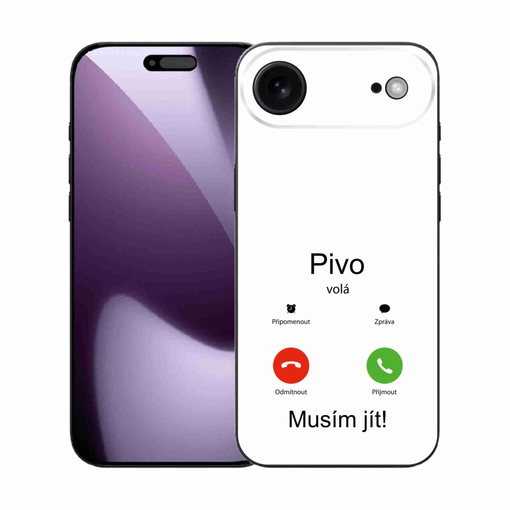 Gél borítás mmCase iPhone 17 Air készülékhez - vicces szöveg 14 fehér háttér