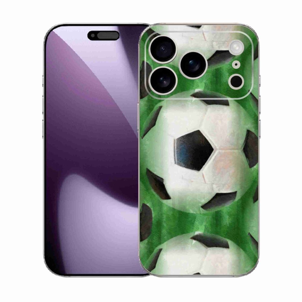 Zselés borítás mmCase iPhone 17 Pro készülékhez - focilabda
