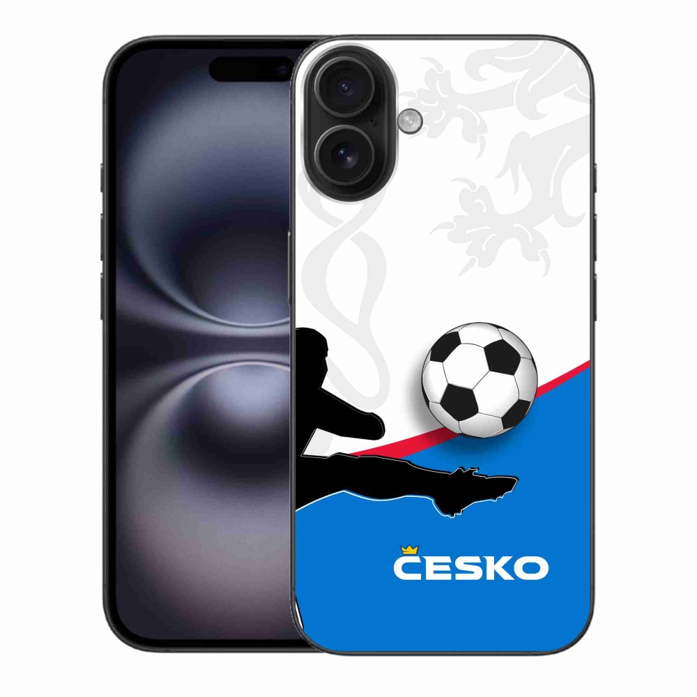 Gél védőburkolat mmCase iPhone 16 Plus készülékhez - futball Csehország 3