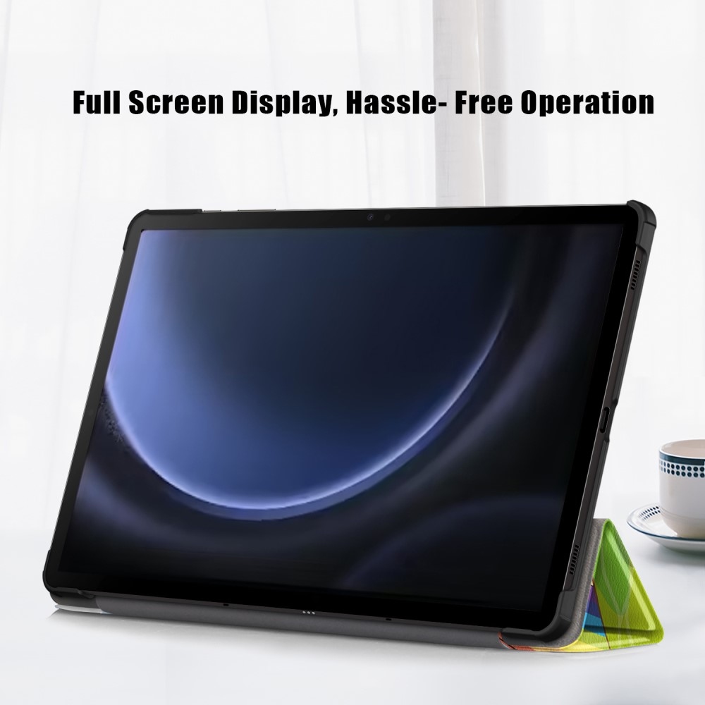 Nyomtatás intelligens záró tok Samsung Galaxy Tab S9 FE+ - állatokhoz