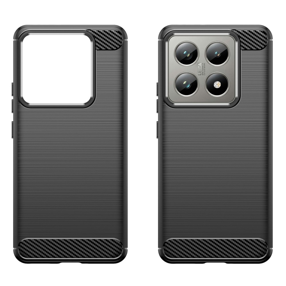 Szénálló zselés tok Xiaomi 14T/14T Pro készülékhez - fekete