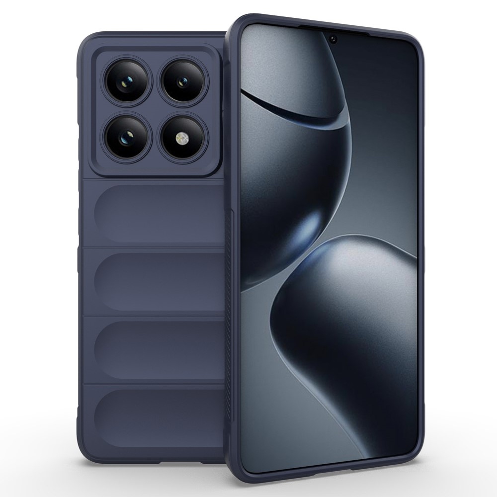 Rugg tartós zselés tok Xiaomi Redmi Note 14 Pro 5G/Poco X7 5G - sötétkék