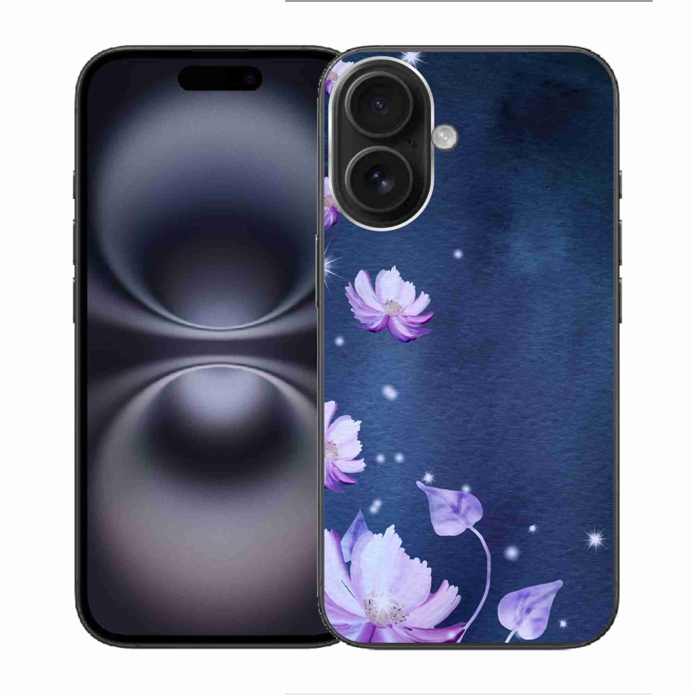 Gél tok mmCase iPhone 16 készülékhez - hulló virágok