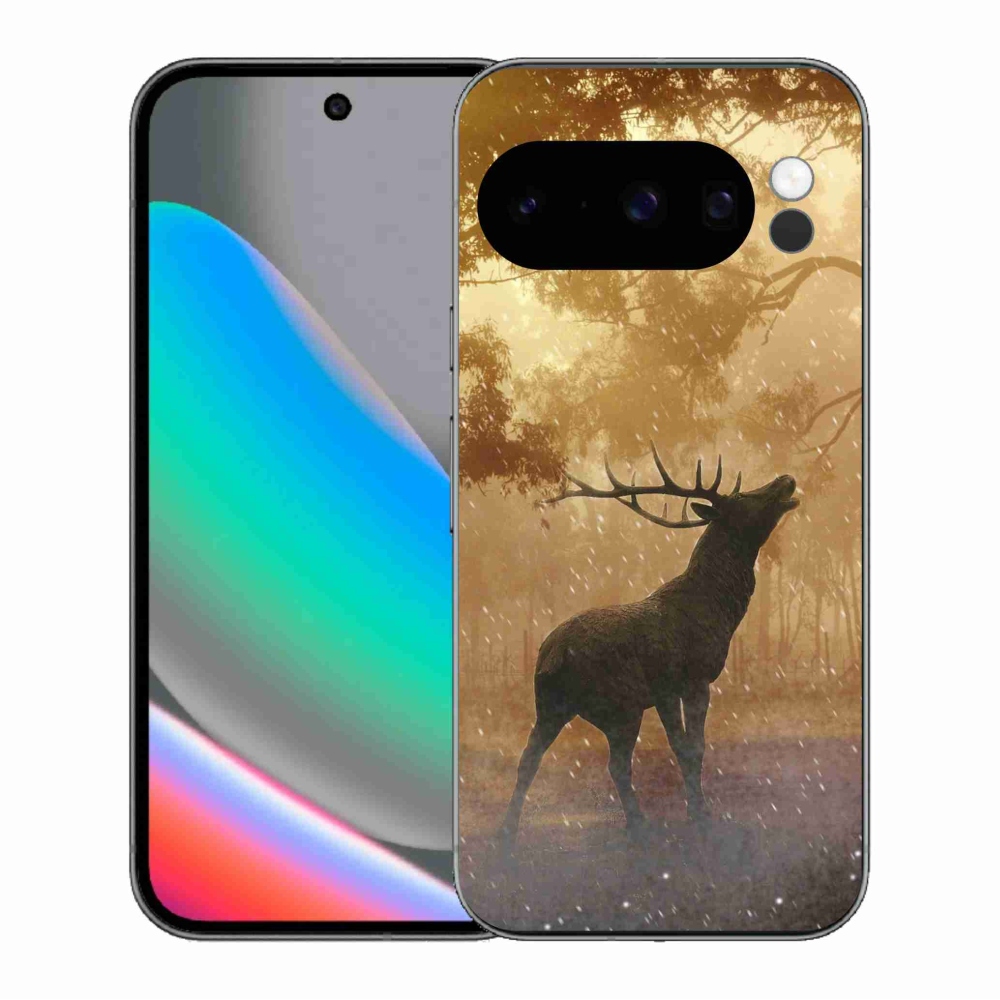 Zselés borítás mmCase a Google Pixel 10 Pro számára - szarvas a vadászaton