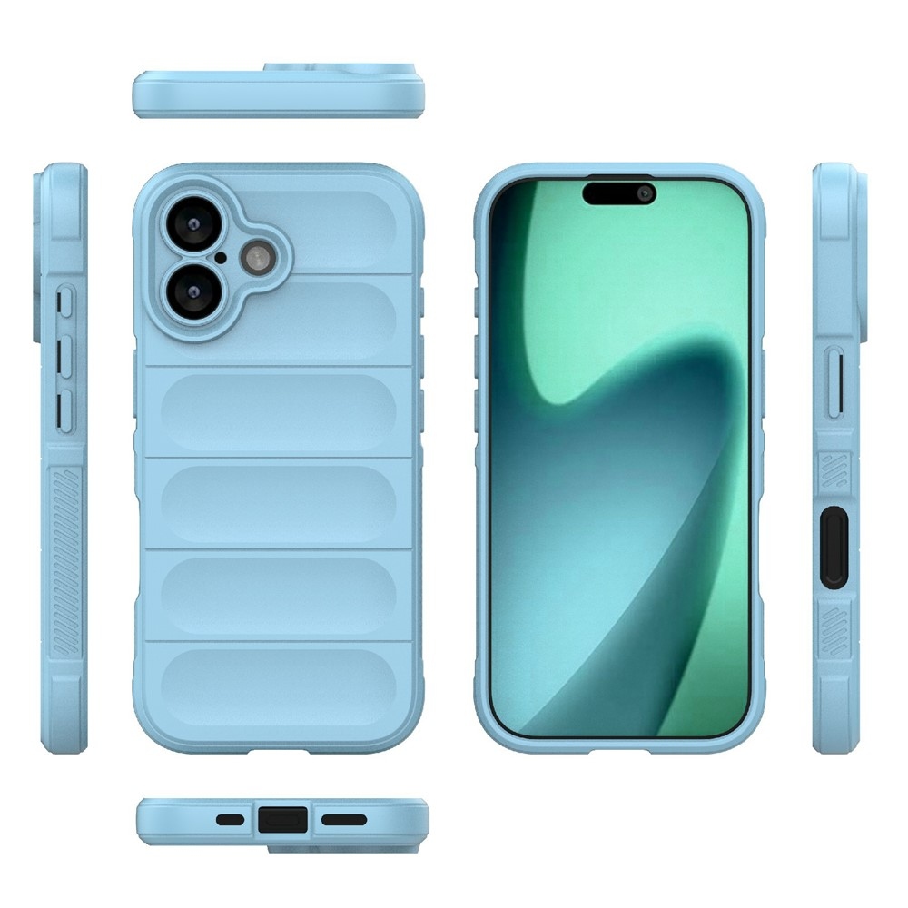Rugg tartós zselés tok iPhone 17 készülékhez - világoskék