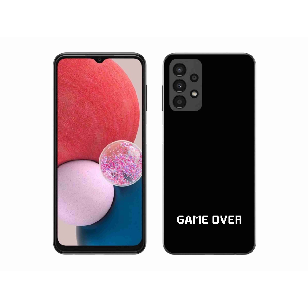 Gél borítás mmCase Samsung Galaxy A13 4G - játék fekete háttérrel