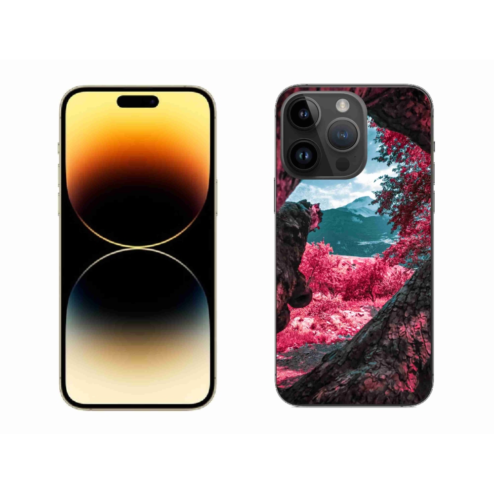 Zselés borítás mmCase iPhone 14 Pro Max készülékhez - hegyi kilátás