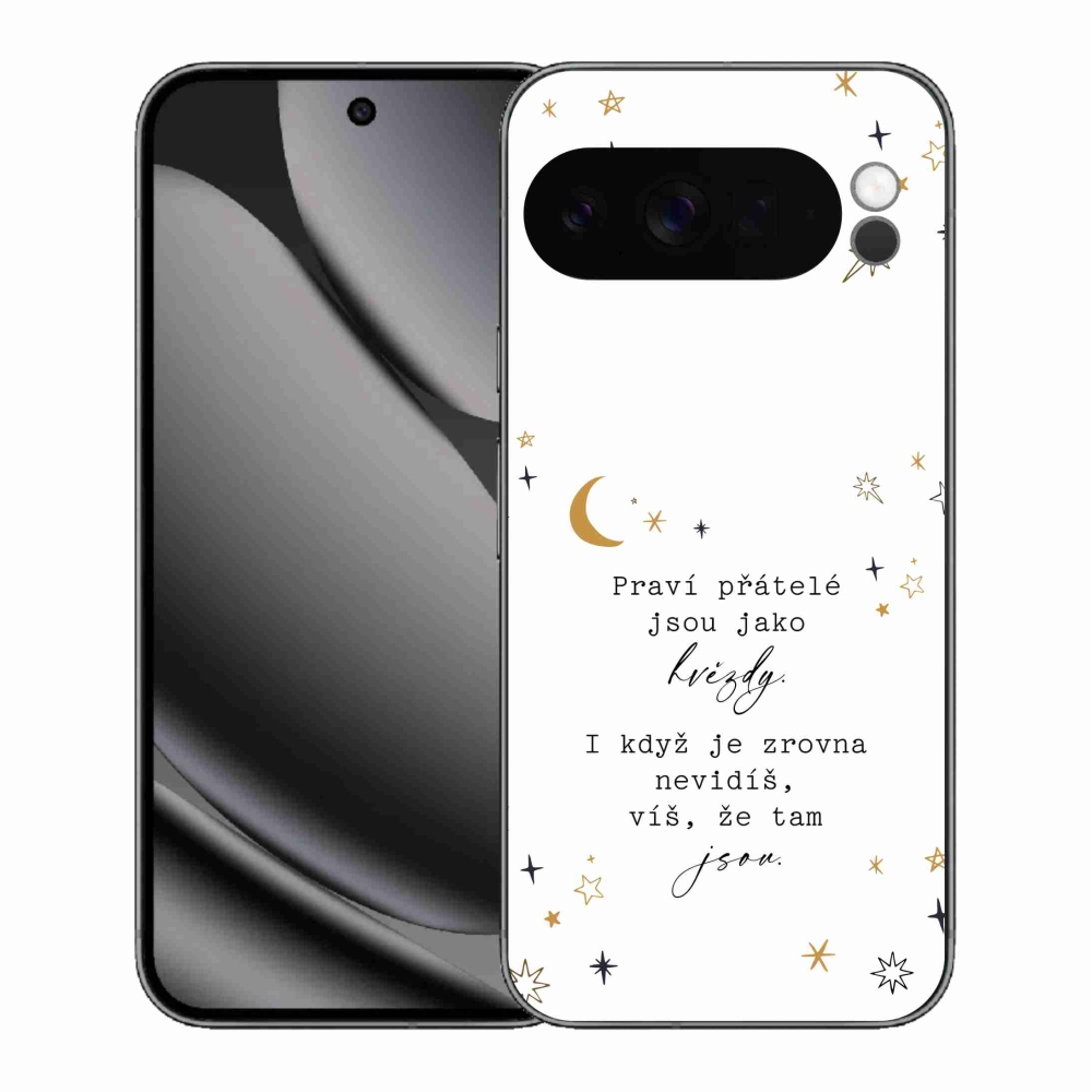 Gél borítás mmCase a Google Pixel 10 Pro XL-hez - Idézet 6 fehér háttér