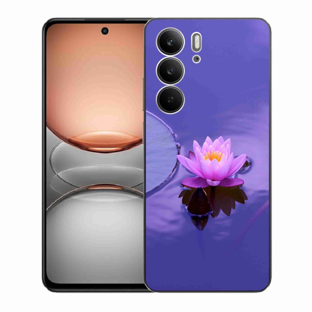 Gél borító mmCase a Realme C75 készülékhez - virág a felületen