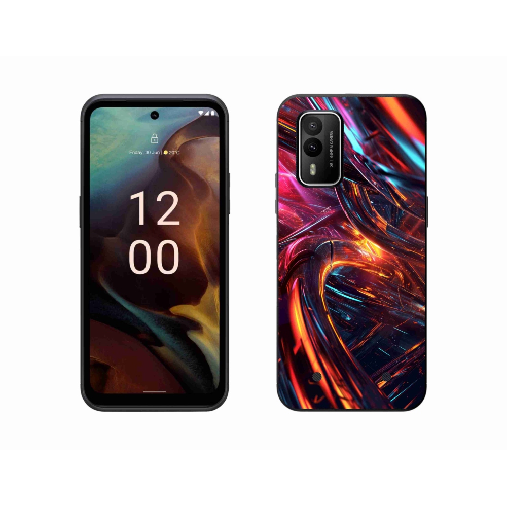 Zselés borítás mmCase a Nokia XR21 készülékhez - absztrakt motívum 10