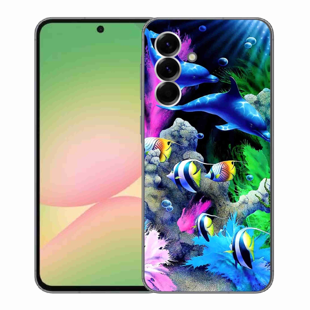 Gél borítás mmCase Samsung Galaxy A56 5G - Sea World - Tengeri világ