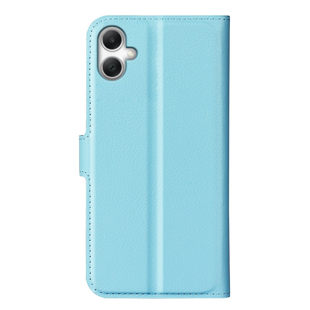 Litchi könyv tok Samsung Galaxy A07 4G - kék