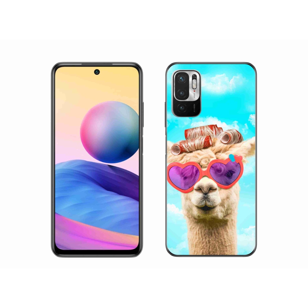 Gél borítás mmCase a Xiaomi Redmi Note 10 5G-hez - szemüveges láma