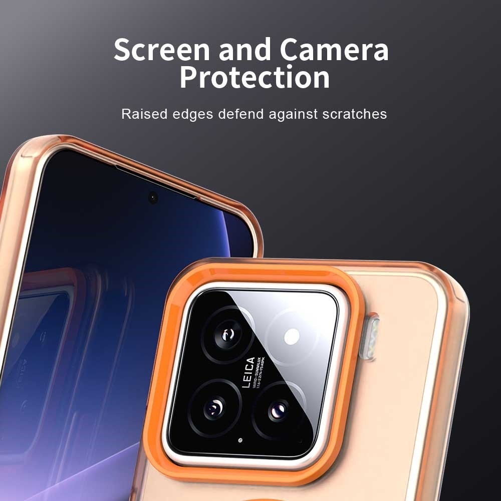 Candy zselés tok MagSafe-val Xiaomi 15 Pro - narancssárga