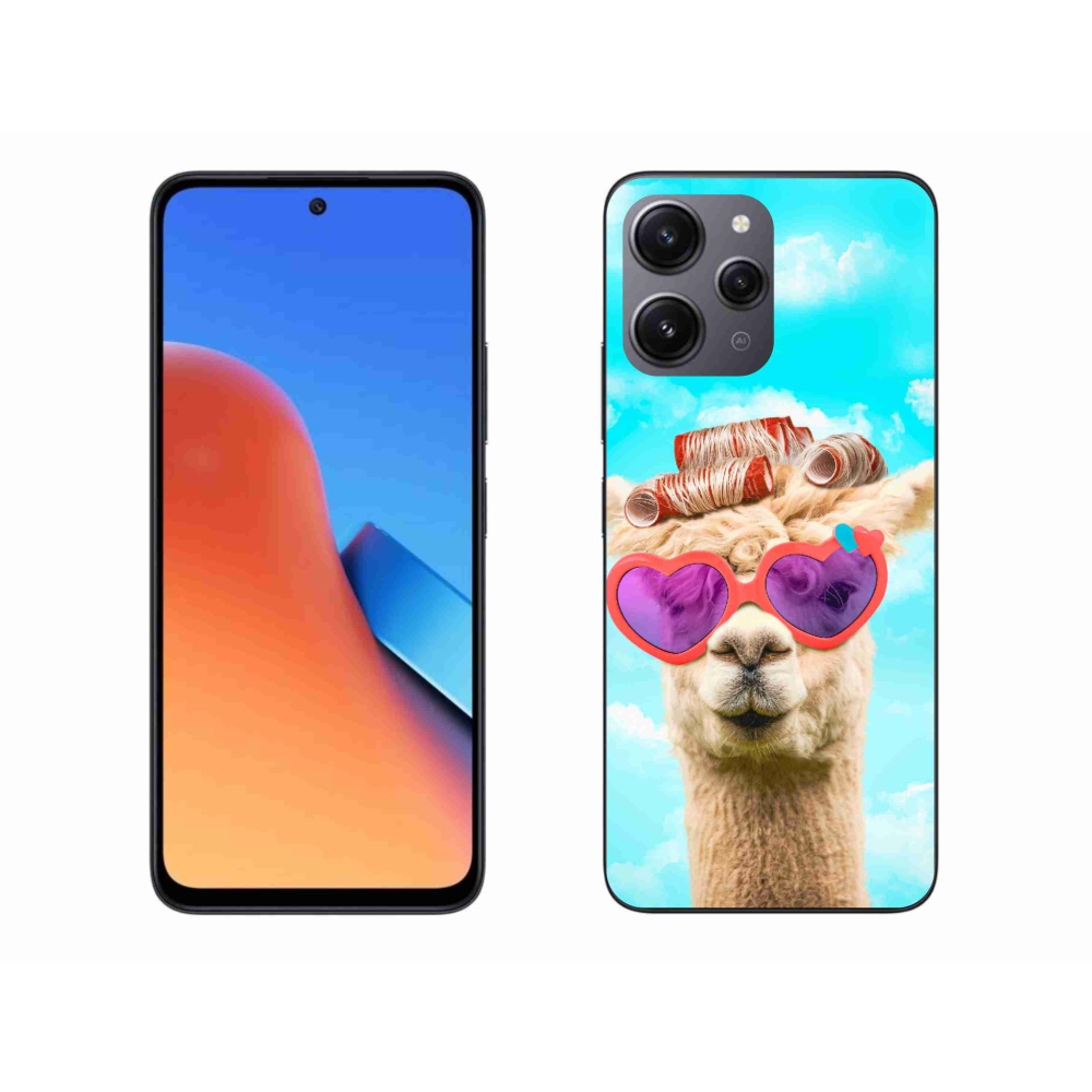 Gél borítás mmCase a Xiaomi Redmi 12-hez - szemüveges láma