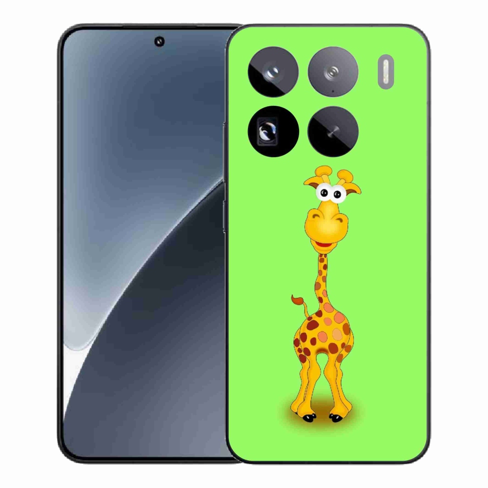 Gél borítás mmCase a Xiaomi 15 Pro-hoz - rajzfilm zsiráf