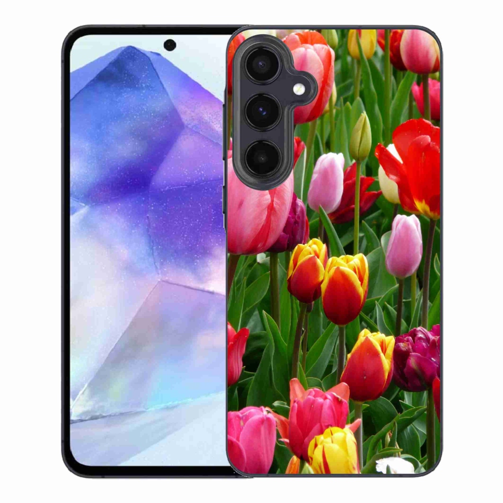 Zselés borítás mmCase Samsung Galaxy A55 5G - tulipánok