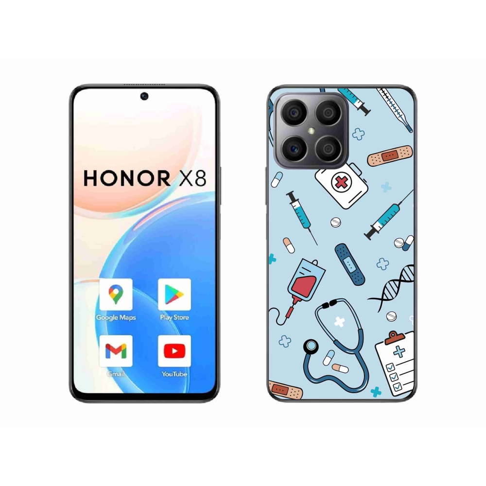 Zselés borítás mmCase a Honor X8-hoz - egészség 1