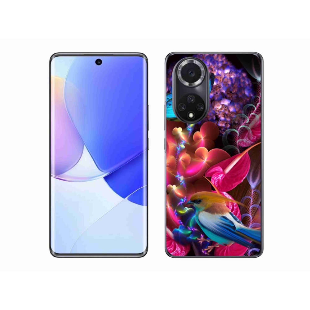 Gél borító mmCase a Huawei Nova 9 készülékhez - színes virágok