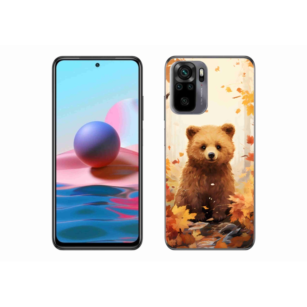 Gél borítás mmCase a Xiaomi Poco M5s készülékhez - medve az erdőben