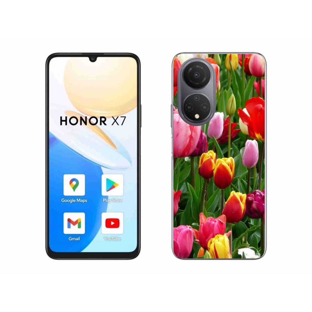 Zselés borítás mmCase a Honor X7-hez - tulipánok