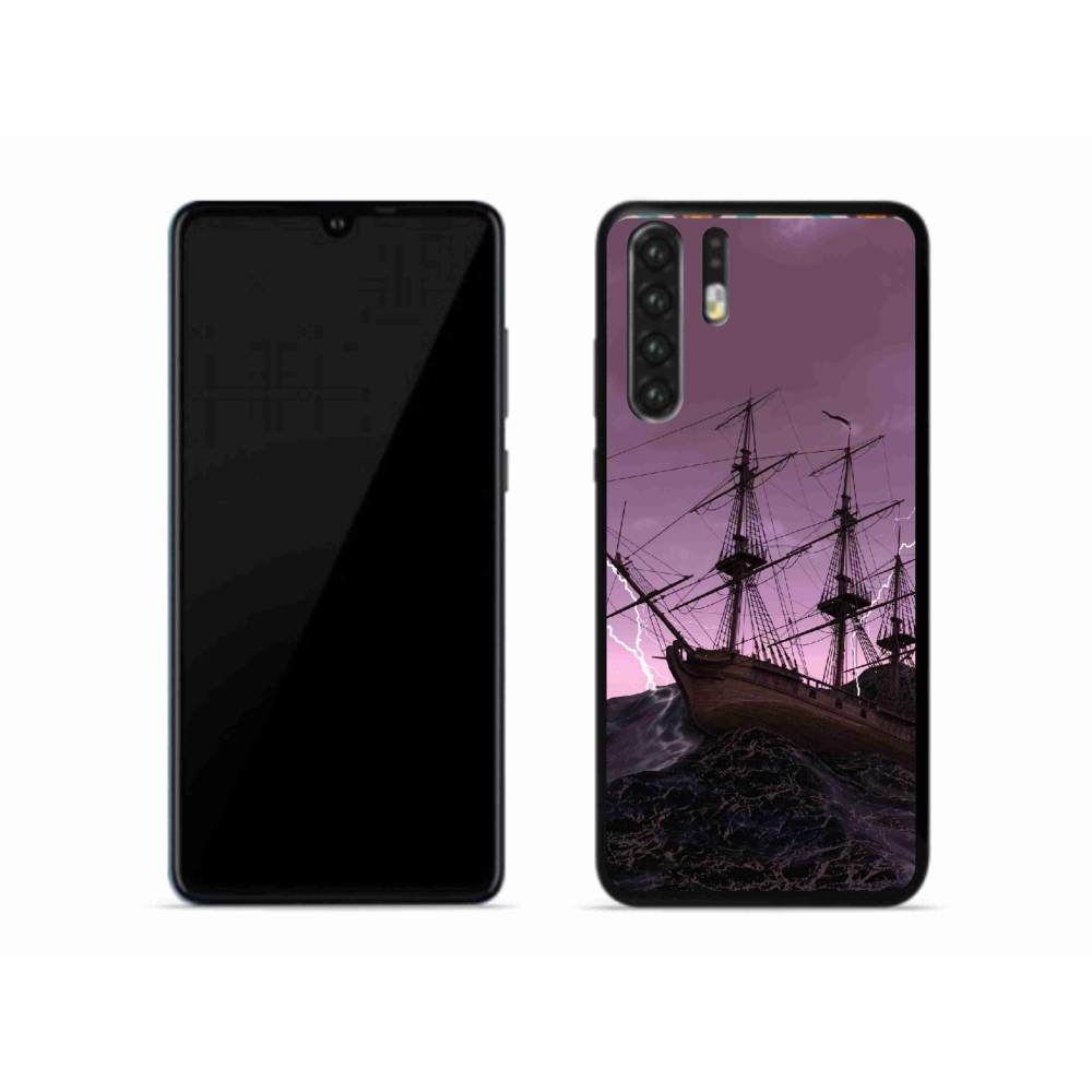 Zselés borítás mmCase a Huawei P30 Pro számára - hajó a viharban