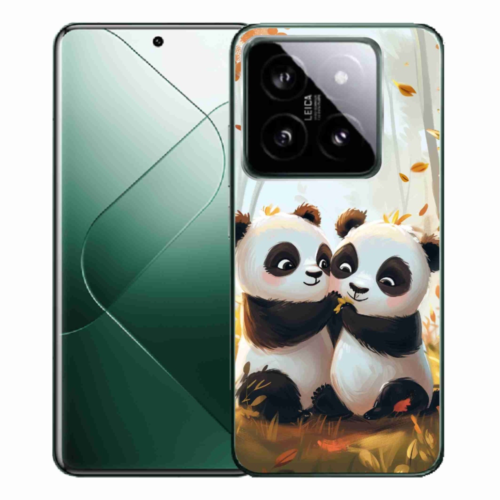 Gél borítás mmCase a Xiaomi 14 Pro-hoz - pandák