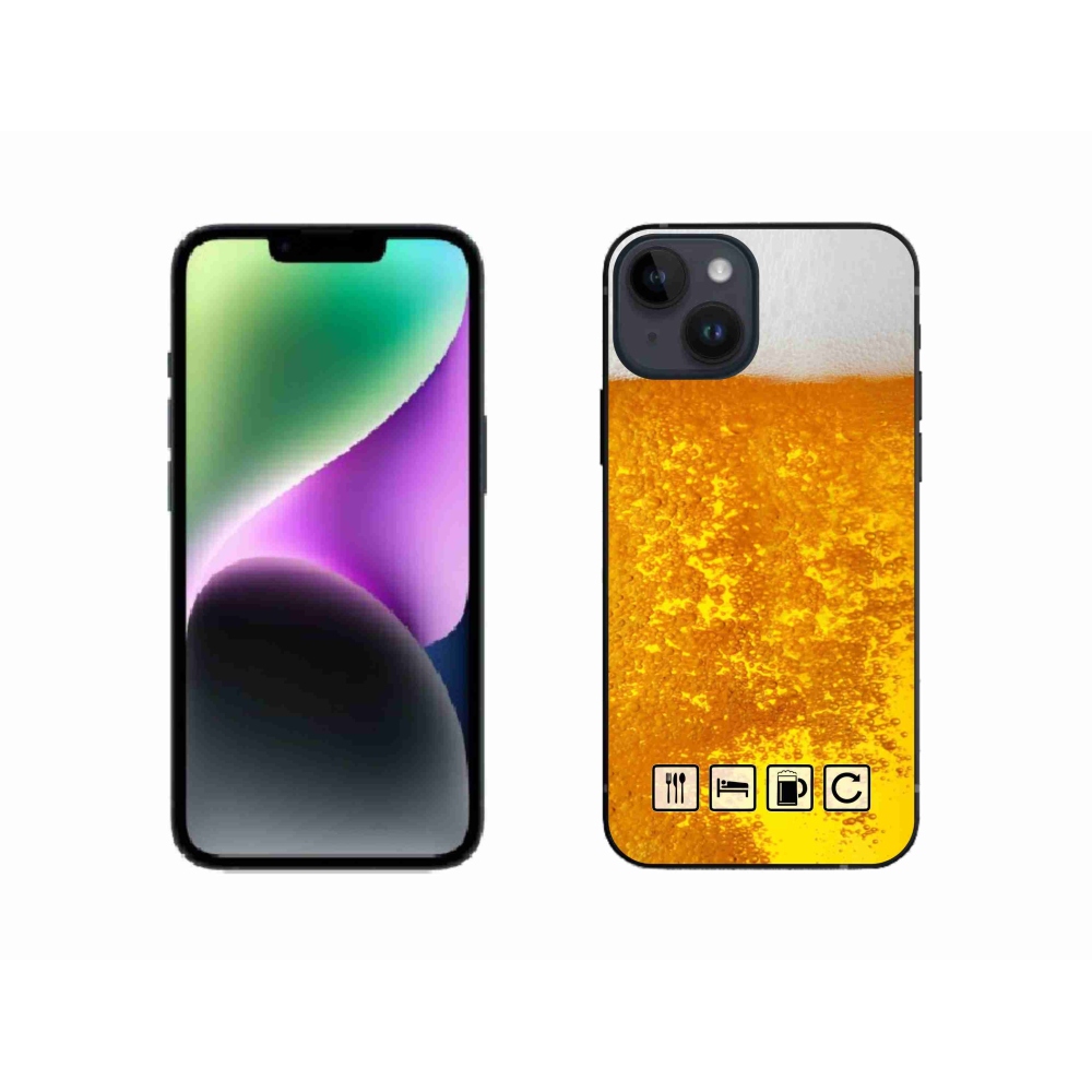 Gél borítás mmCase iPhone 14 - sör motívum 3