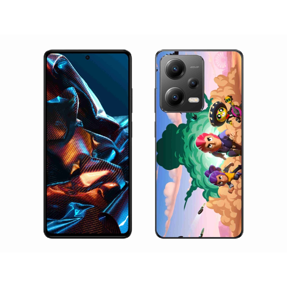 Gél borítás mmCase a Xiaomi Redmi Note 12 Pro 5G-hez - verekedés csillagok