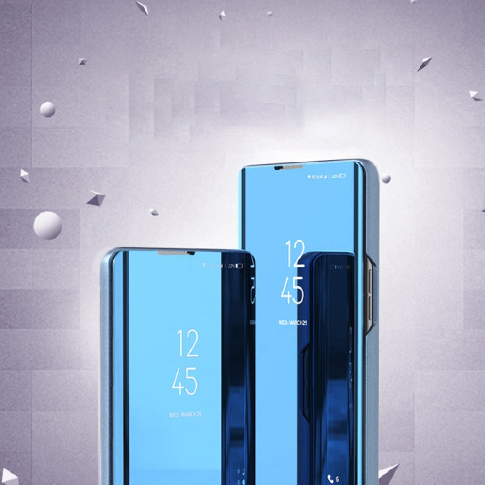 Átlátszó zárófedél matt előlappal Xiaomi Redmi 10C - kék