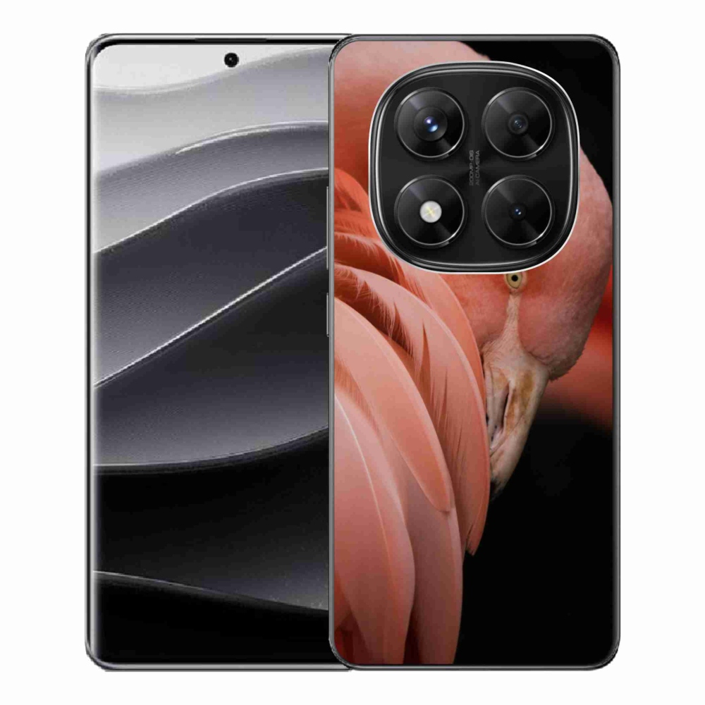 Gél borítás mmCase a Xiaomi Redmi Note 14 Pro 5G/Poco X7 5G számára - flamingó 3