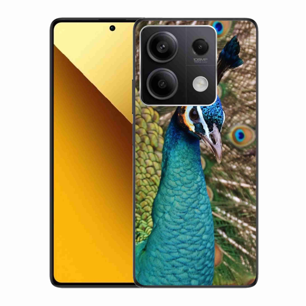 Gél borítás mmCase a Xiaomi Redmi Note 13 5G számára - páva