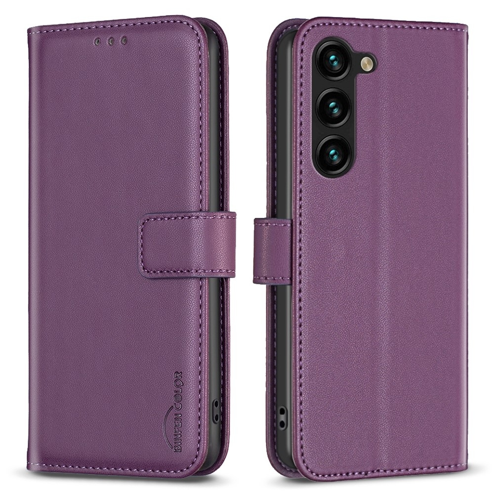 BNF könyvtáska Samsung Galaxy S25+ - sötétlila