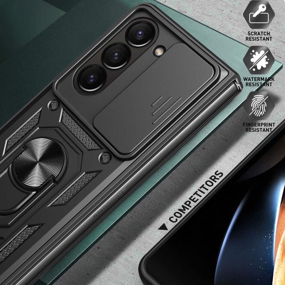 Csúszásálló borítás Samsung Galaxy Z Fold5 5G készülékhez - fekete