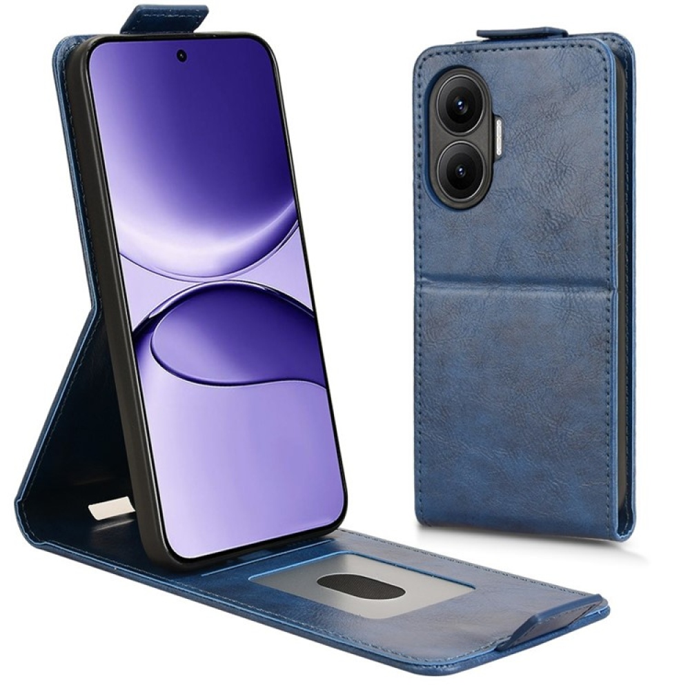 Vert flip tok a Xiaomi Poco F7 5G készülékhez - kék