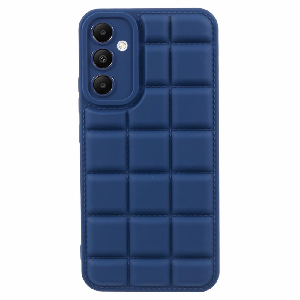 Rácsos tartós zselés tok Samsung Galaxy A24 készülékhez - kék