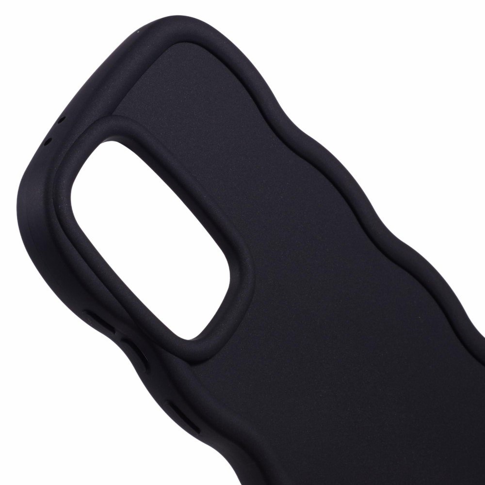 Hullám tartós zselés tok Samsung Galaxy A36 5G/A56 5G - fekete