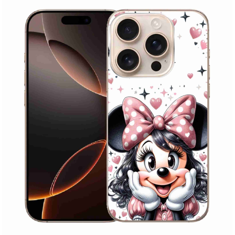 Gél védőburkolat mmCase iPhone 16 Pro Max készülékhez - minnie