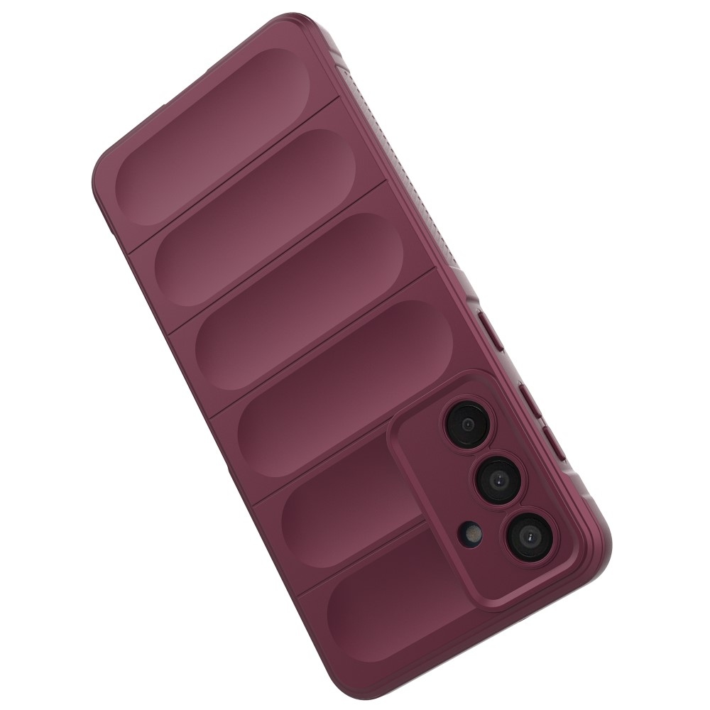 Rugg tartós zselés tok Samsung Galaxy M55 5G - bordó színben