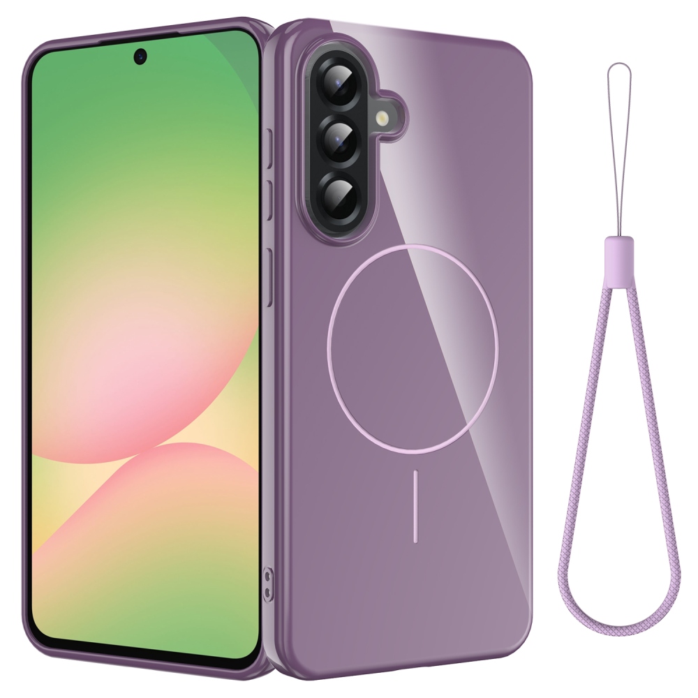 MagSafe zselés tok Samsung Galaxy A17 5G készülékhez - lila