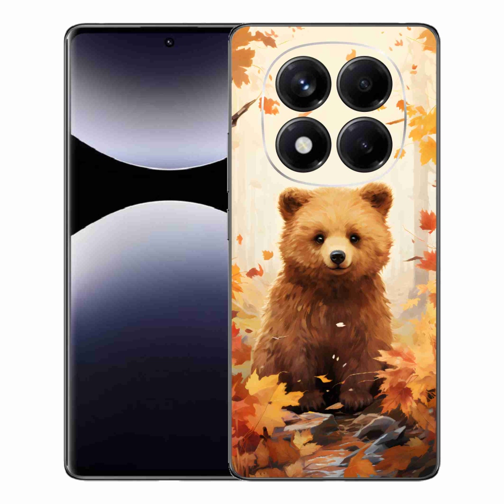 Gél borítás mmCase a Xiaomi Redmi Note 14 Pro számára - medve az erdőben