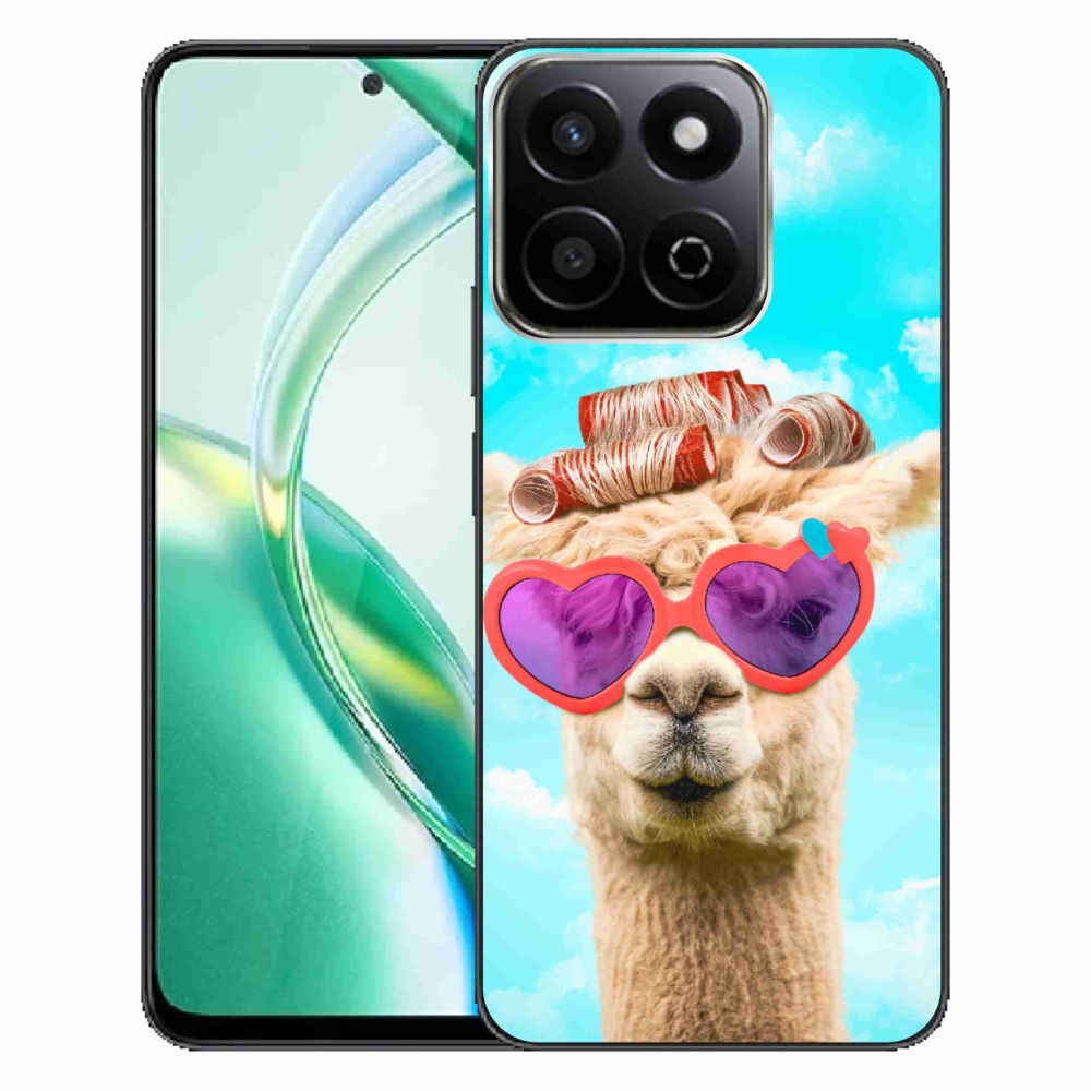 Zselés borítás mmCase a Honor 200 Smart 5G készülékhez - szemüveges láma