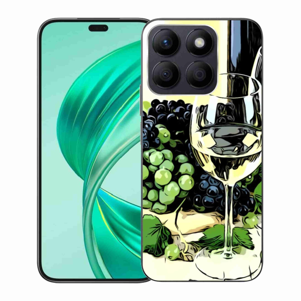 Zselés borítás mmCase a Honor X8b készülékhez - pohár bor