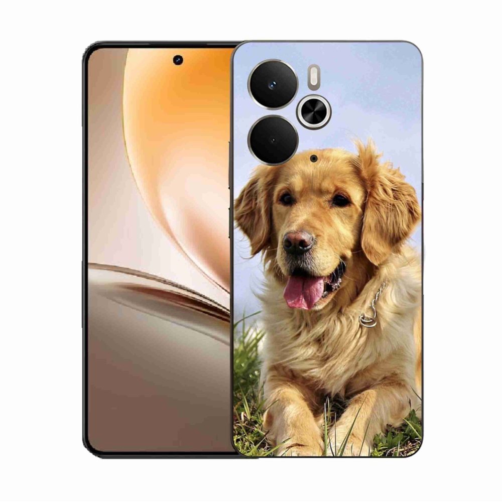 Gél borítás mmCase a Realme 14 5G készülékhez - arany retriever