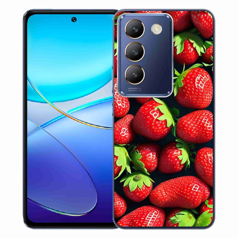 Gél borítás mmCase a Vivo V40 SE 4G/5G készülékhez - szamóca
